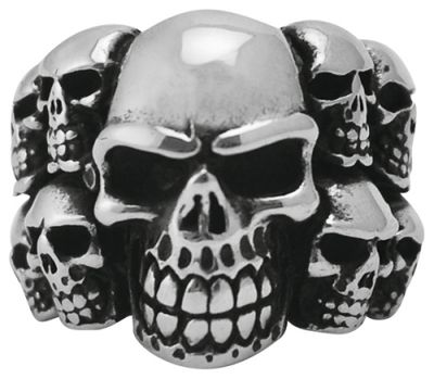 Bague TÊTE DE MORT Multi Skulls Rock A Gogo