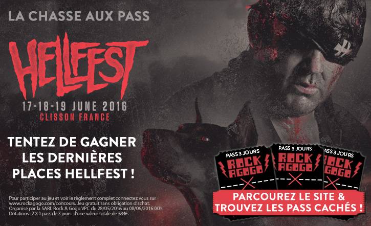 Concours Pass Hellfest 2016 par Rock A Gogo
