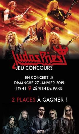 Concours Tournée Judas Priest 2018 par Rock A Gogo