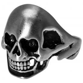 Bague ACIER - Small Mat Skull