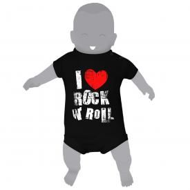 Body Bébé SLOGAN - I Love Rock N' Roll