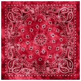 Bandana DIVERS - Paisley Rouge Tie Dye