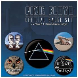 Pack de 5 Badges PINK FLOYD - Classic Albums