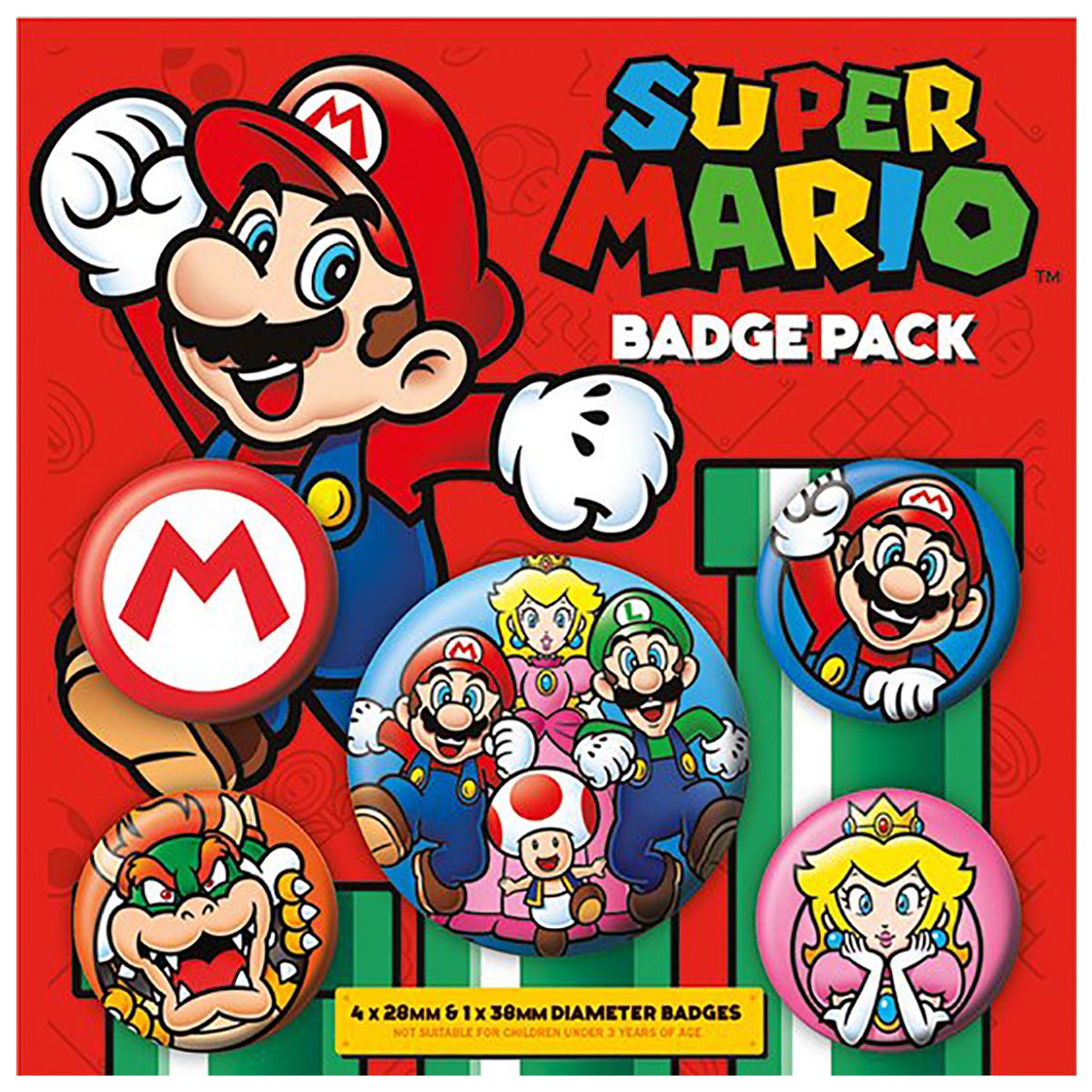Super mario 5. Super Mario набор игрушек. Nintendo значок. Пластиковый чемоданчик с игрушкой super Mario. Значок супер Марио купить.