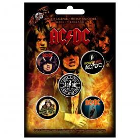 Pack de 5 Badges AC/DC - Highway To Hell