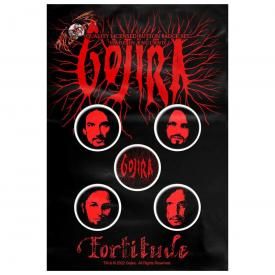 Pack de 5 Badges GOJIRA - Fortitude