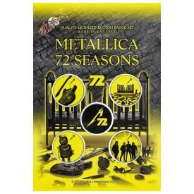 Pack de 5 Badges METALLICA - 72 Seasons