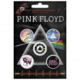 Pack de 5 Badges PINK FLOYD - Prism