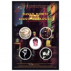 Pack de 5 Badges DAVID BOWIE - Early Albums