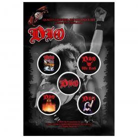 Pack de 5 Badges DIO - We Rock