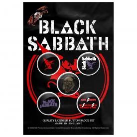 Pack de 5 Badges BLACK SABBATH - Devil