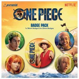 Pack de 5 Badges ONE PIECE - Live Action