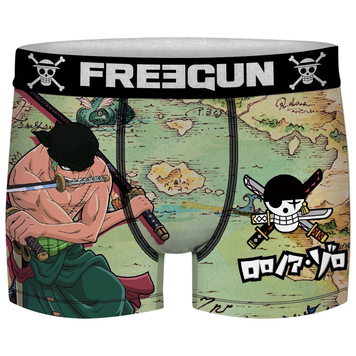 FREEGUN Pirate Boxer for Men - Skull / French Market