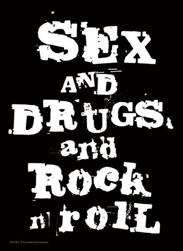 SEX DRUGS and ROCK AND ROLL Boucle de ceinture