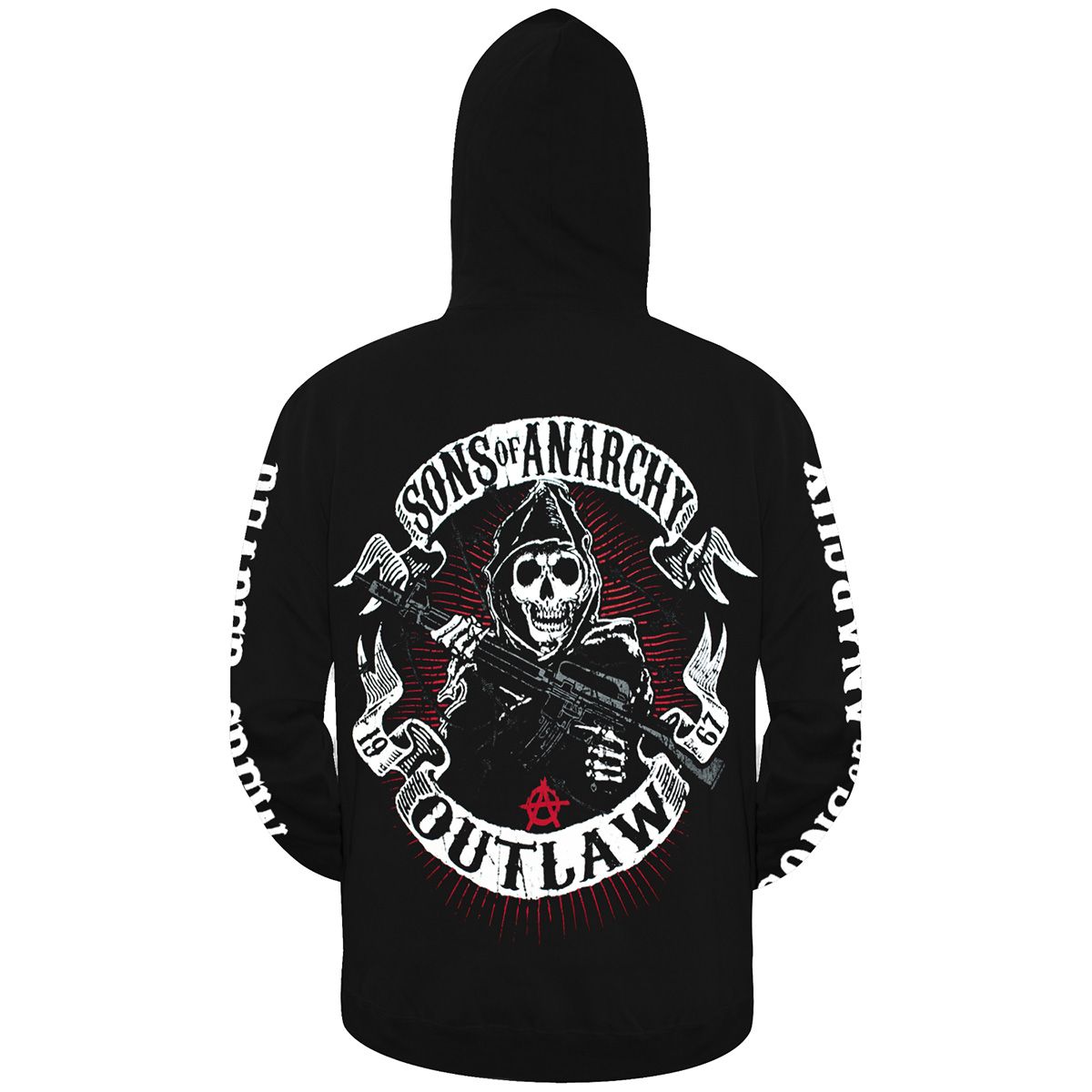 Sweat Homme SONS OF ANARCHY Outlaw 1967 Rock A Gogo