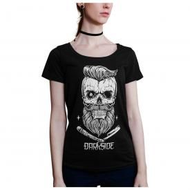 Tee Shirt Femme DARKSIDE - Bearded Skull