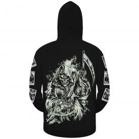 Sweat Zippé Homme DARKSIDE - Tarot Reaper