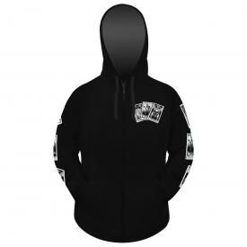 Sweat Zippé Homme DARKSIDE - Tarot Reaper