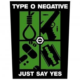Dossard TYPE O NEGATIVE - Just Say Yes