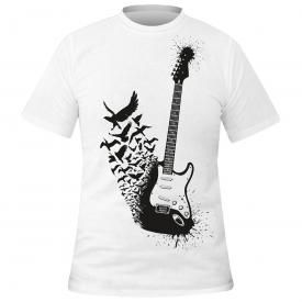 T-Shirt Homme DIVERS - Guitar Bird