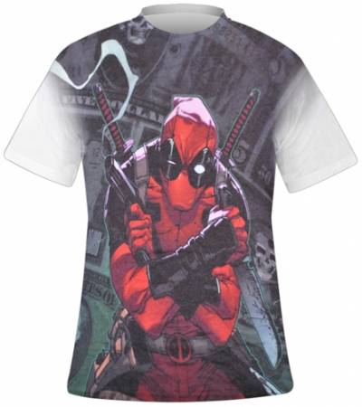 L XL Gratuit P P Deadpool T Shirt Homme Officiel Marvel tailles M