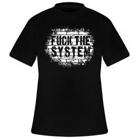 T-Shirt Homme DIVERS - F*** The System