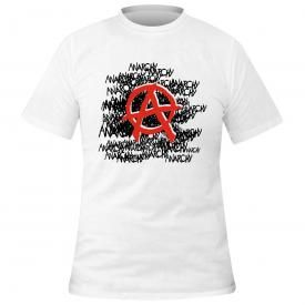 T-Shirt Homme DIVERS - Total Anarchy Blanc 