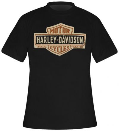 Harley-Davidson T-Shirt Motard Manches Longues Hommes Femme Tel Aviv Israël Noir 