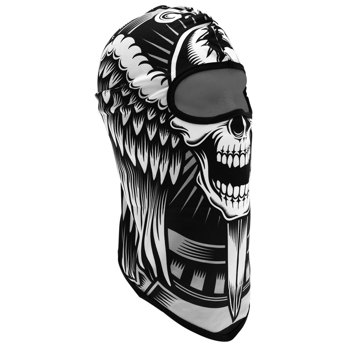 Cagoule moto Zan Headgear full face skull ghost - Cagoules