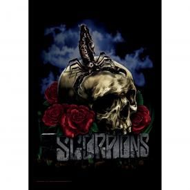 Drapeau SCORPIONS - Skull And Roses