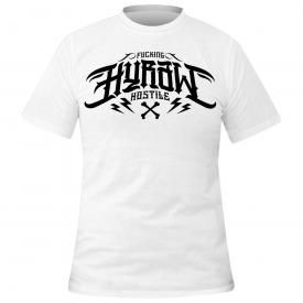 T-Shirt Homme HYRAW - Blanc Logo Noir