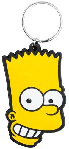 Simpsons Ceinture avec boucle métal et porte cle 