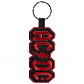 Porte-Clefs Tissu AC/DC - Red Logo