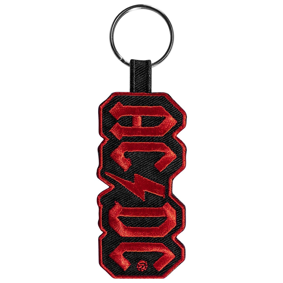 Porte-Clefs Tissu AC/DC - Red Logo - Rock A Gogo
