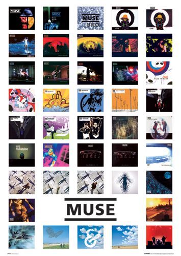 Poster MUSE - Pochettes Albums - Rock A Gogo