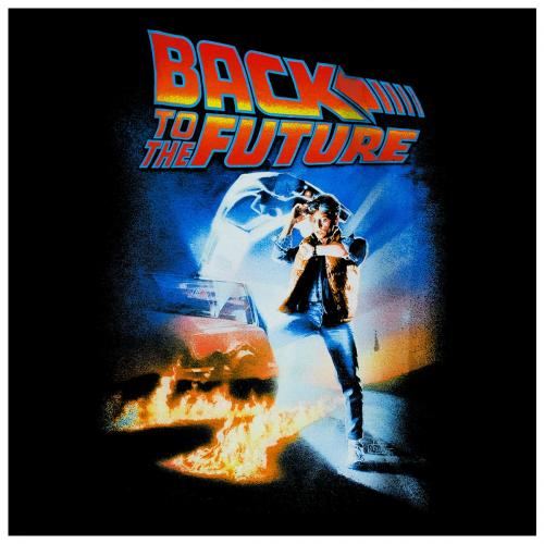 Homme Back to the Future Affiche Film T-Shirt