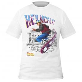 T-Shirt Homme RETOUR VERS LE FUTUR - Hey Mc Fly