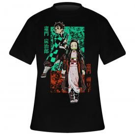 T-Shirt Homme DEMON SLAYER - Tanjiro et Nezuko