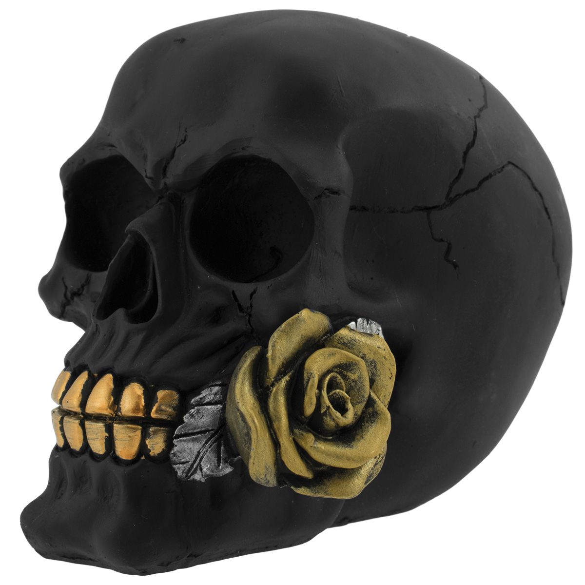Crâne DARK DÉCO - Black Rose From The Dead