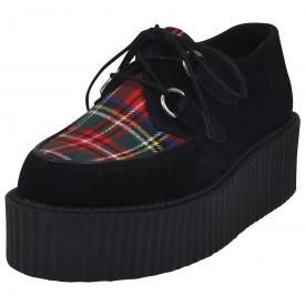 Chaussures Mixtes NEVERMIND - Creepers Tartan