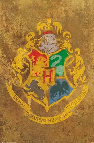 Horloge HARRY POTTER - Hogwarts Crest