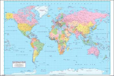 Tous nos Planisphères et Posters du Monde