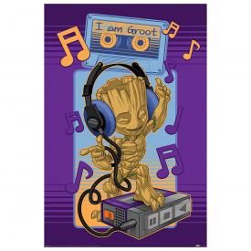 Poster LES GARDIENS DE LA GALAXIE - Groot Cassette