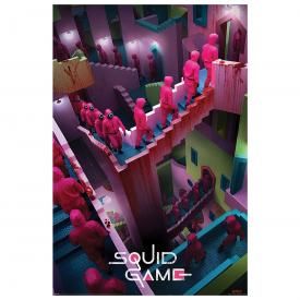 Poster SQUID GAME - Crazy Stairs