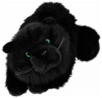Peluche chat noir passif – La compagnie de la peluche®