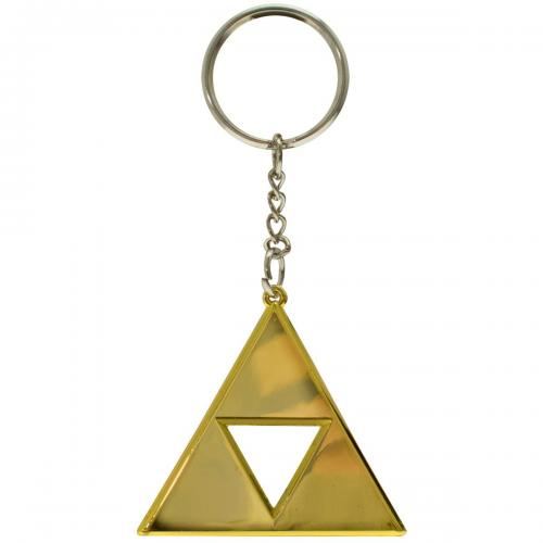 Porte clés Zelda en métal doré