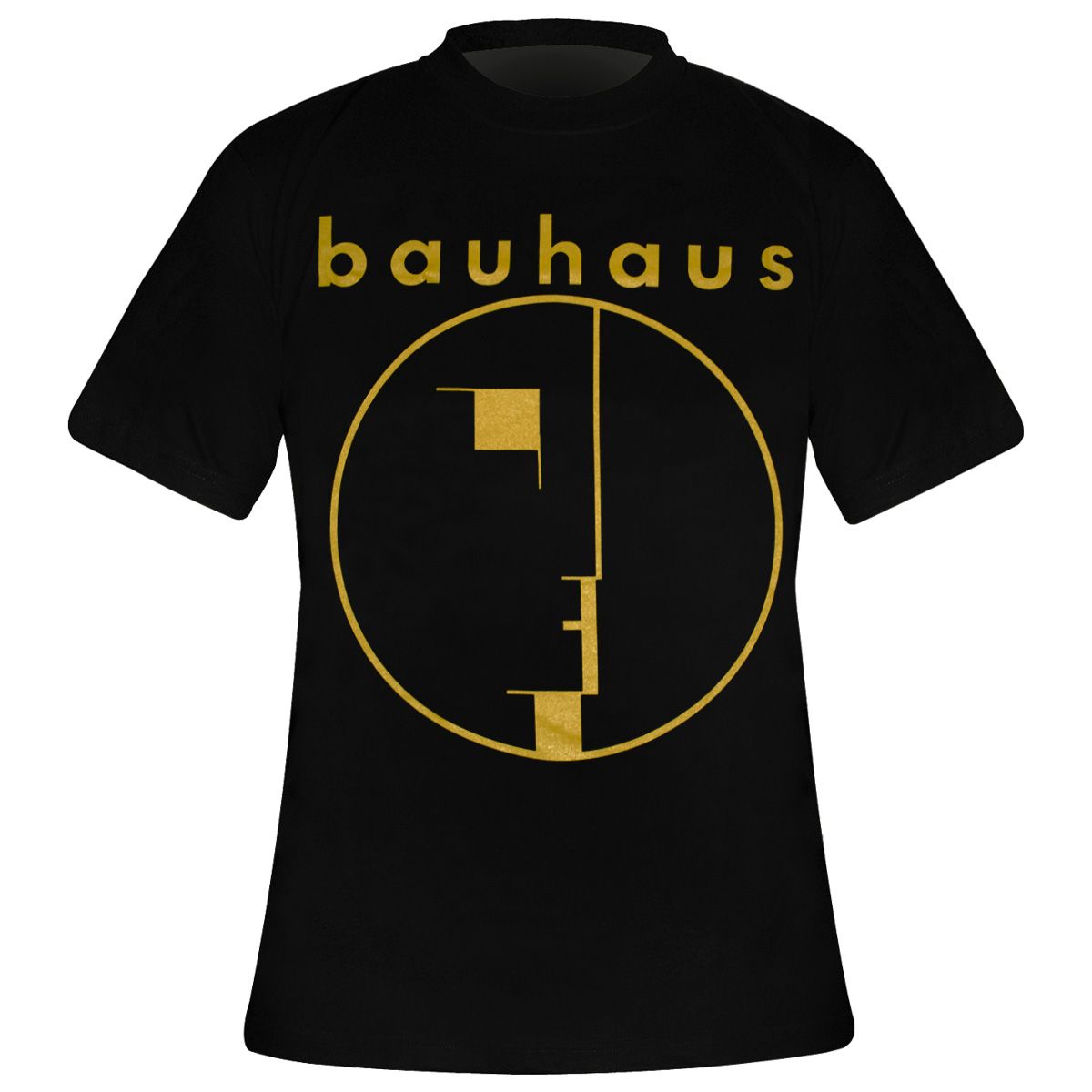 T Shirt Homme Bauhaus Gold Logo Rock A Gogo