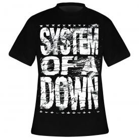T-Shirt Homme SYSTEM OF A DOWN - Distressed Logo