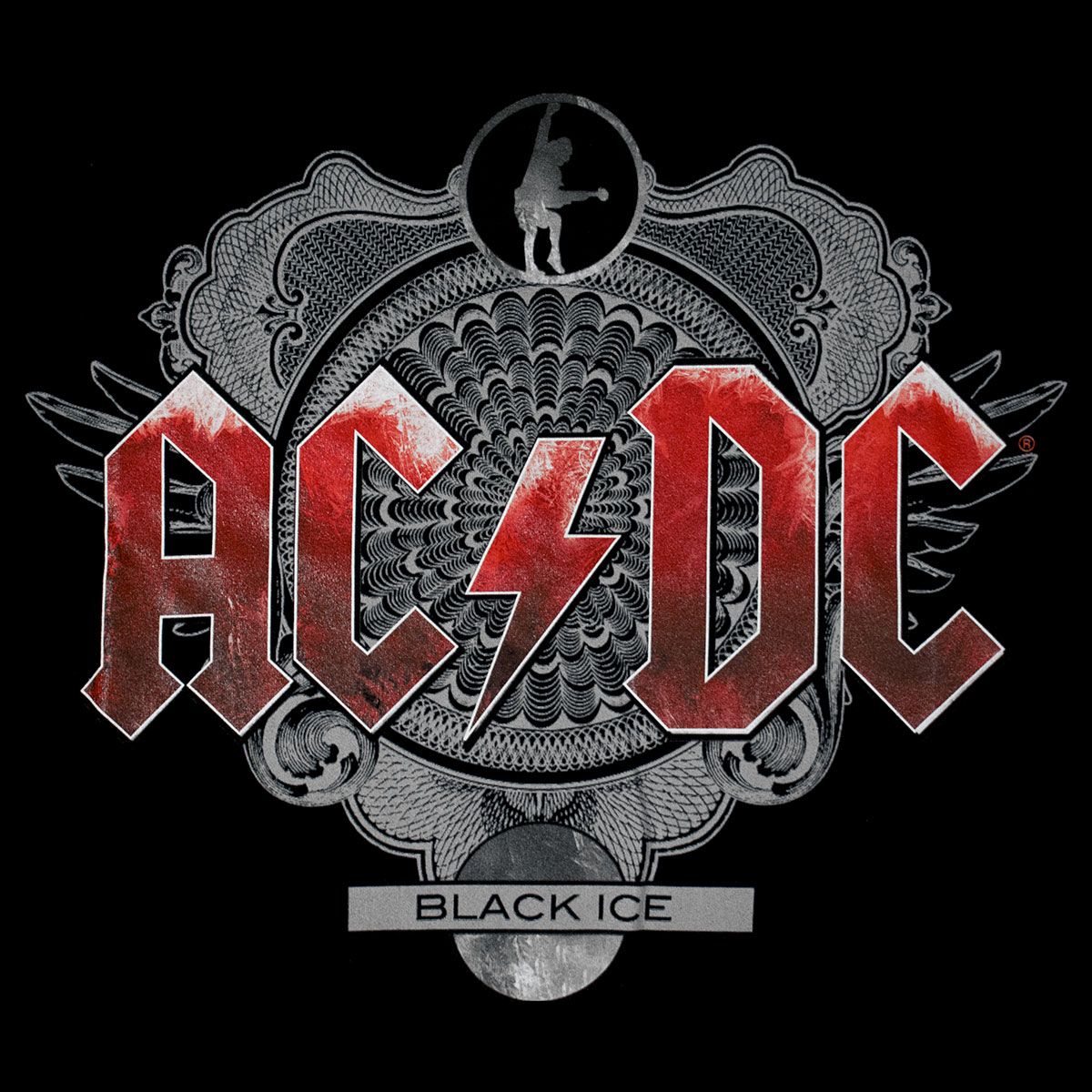 T-Shirt Homme AC/DC - Black Ice Album - Rock A Gogo