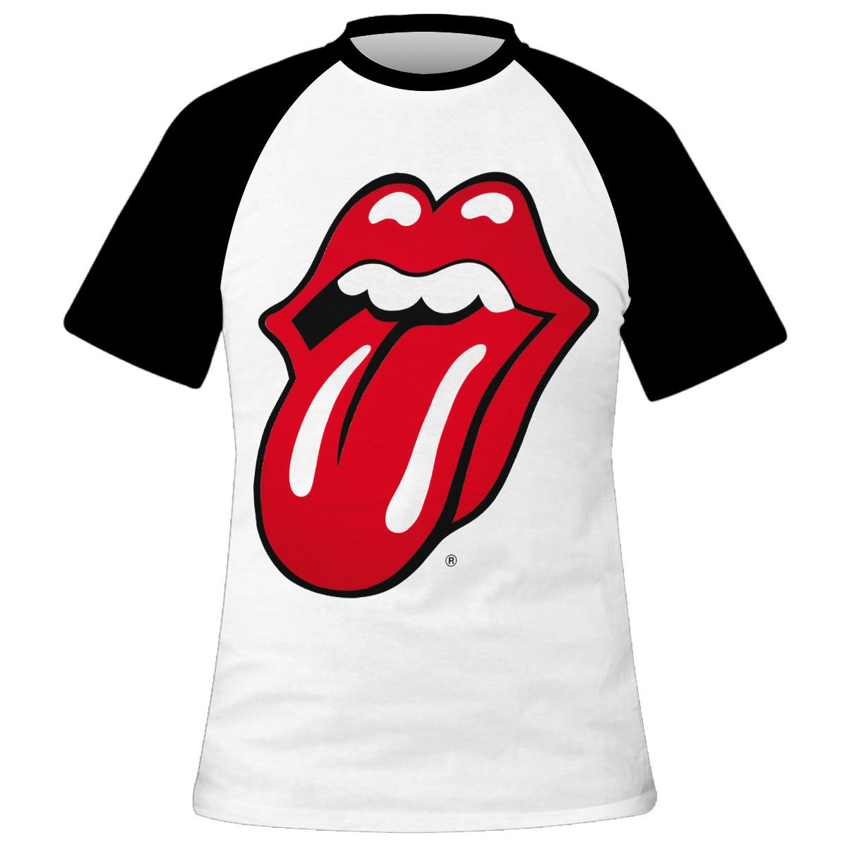 rolling stones baseball tongue shirt